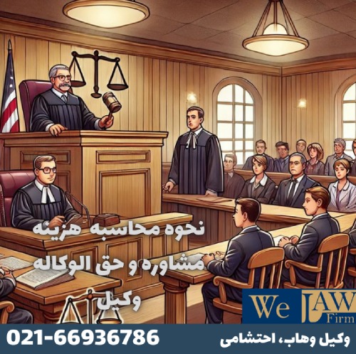 هزینه مشاوره و حق‌الوکاله وکیل